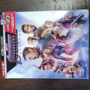 Avengers Endgame 4K UltraHD, Blu-ray, Bonus Disc with digital code and book
